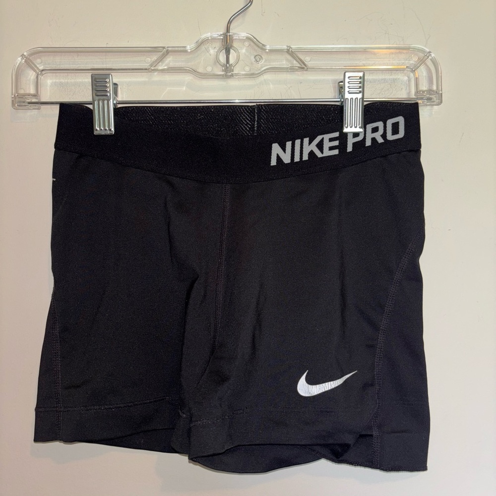 Nike Black Athletic Compression Shorts